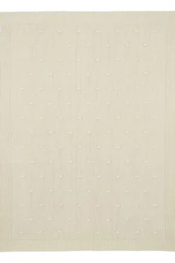 Meyco Baby Knots Ledikant Deken Soft Sand 100x150 cm