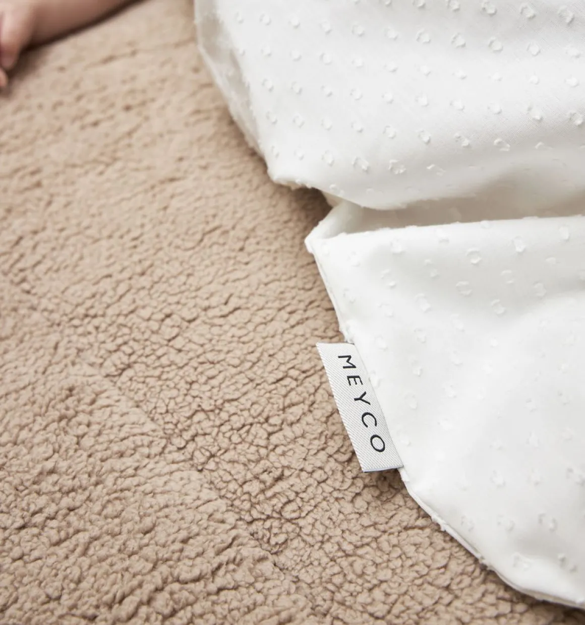 Meyco Baby Plume Baby Zomerslaapzak Offwhite - 70cm