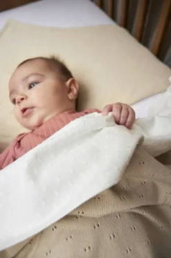 Meyco Baby Plume Wieglaken Offwhite - 75x100cm