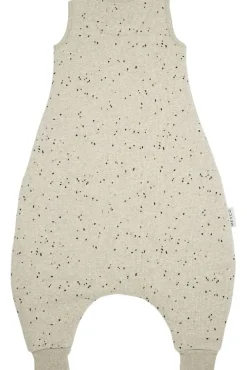 Meyco Baby Rib Spot Baby Winter Slaapoverall Jumper - Sand Melange - 80 cm