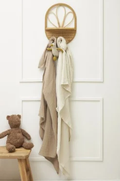 Meyco Baby Uni Swaddle 2-pack Hydrofiel Soft Sand/Taupe - 120x120cm