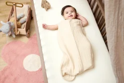 Meyco Baby Uni Zomerslaapzak Hydrofiel Soft Sand 70 cm