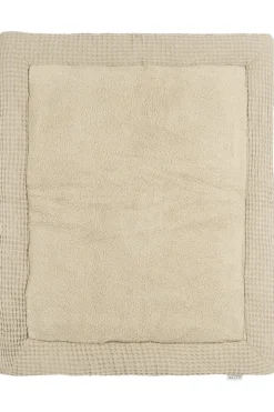 Meyco Baby Wafel Teddy Boxkleed - Sand 80x100cm