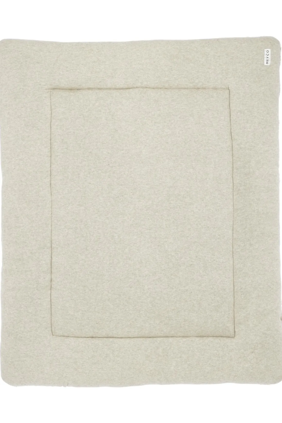 Meyco Boxkleed Knit Basic Sand Melange 77x97 cm