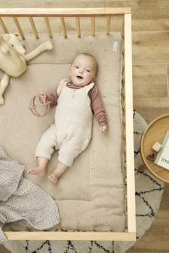 Meyco Boxkleed Mini Knots Sand 77x97 cm