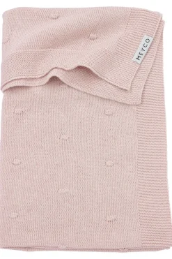 Meyco Ledikantdeken Mini Knots Soft Pink 100 x 150 cm