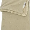 Meyco Ledikantdeken Teddy Mini Knots Sand 100x150 cm
