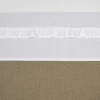 Meyco Ledikantlaken Ruffle White 100 x 150 cm