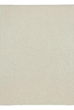 Meyco Wiegdeken Knit Basic Sand Melange 75x100 cm
