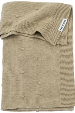 Meyco Wiegdeken Mini Knots Sand 75x100cm