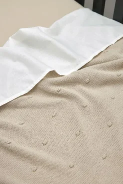 Meyco Wiegdeken Mini Knots Sand 75x100cm