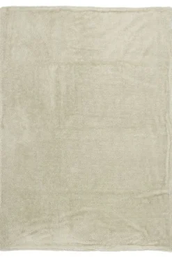 Meyco Wiegdeken Teddy Knit Basic Sand Melange 75x100cm