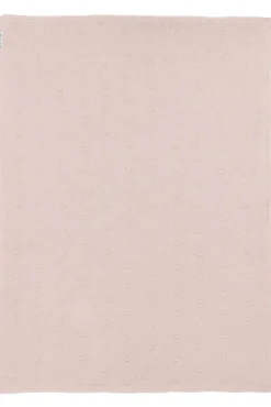 Meyco Wiegdeken Teddy Mini Knots Soft Pink 75x100cm