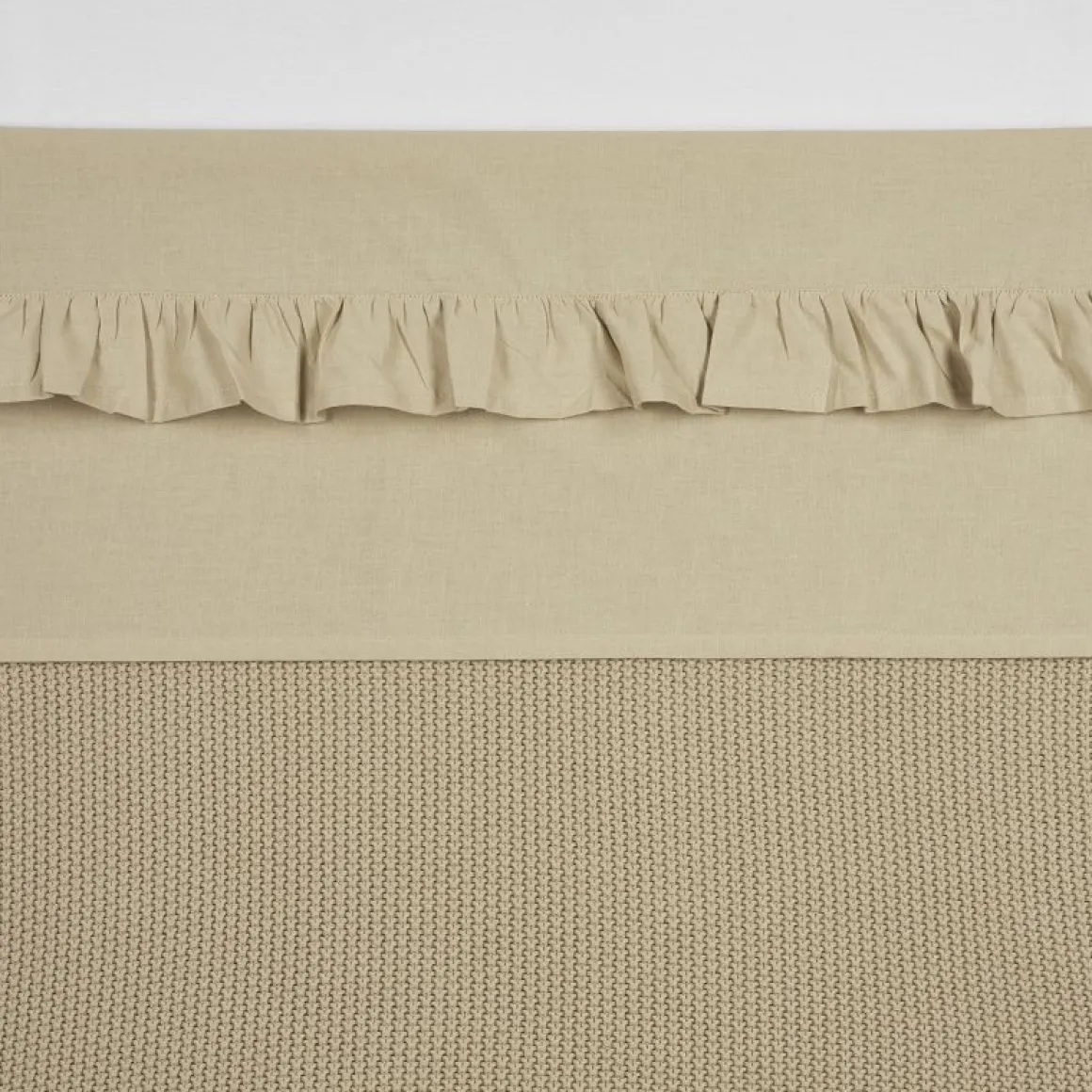 Meyco Wieglaken Ruffle Sand 75 x 100 cm