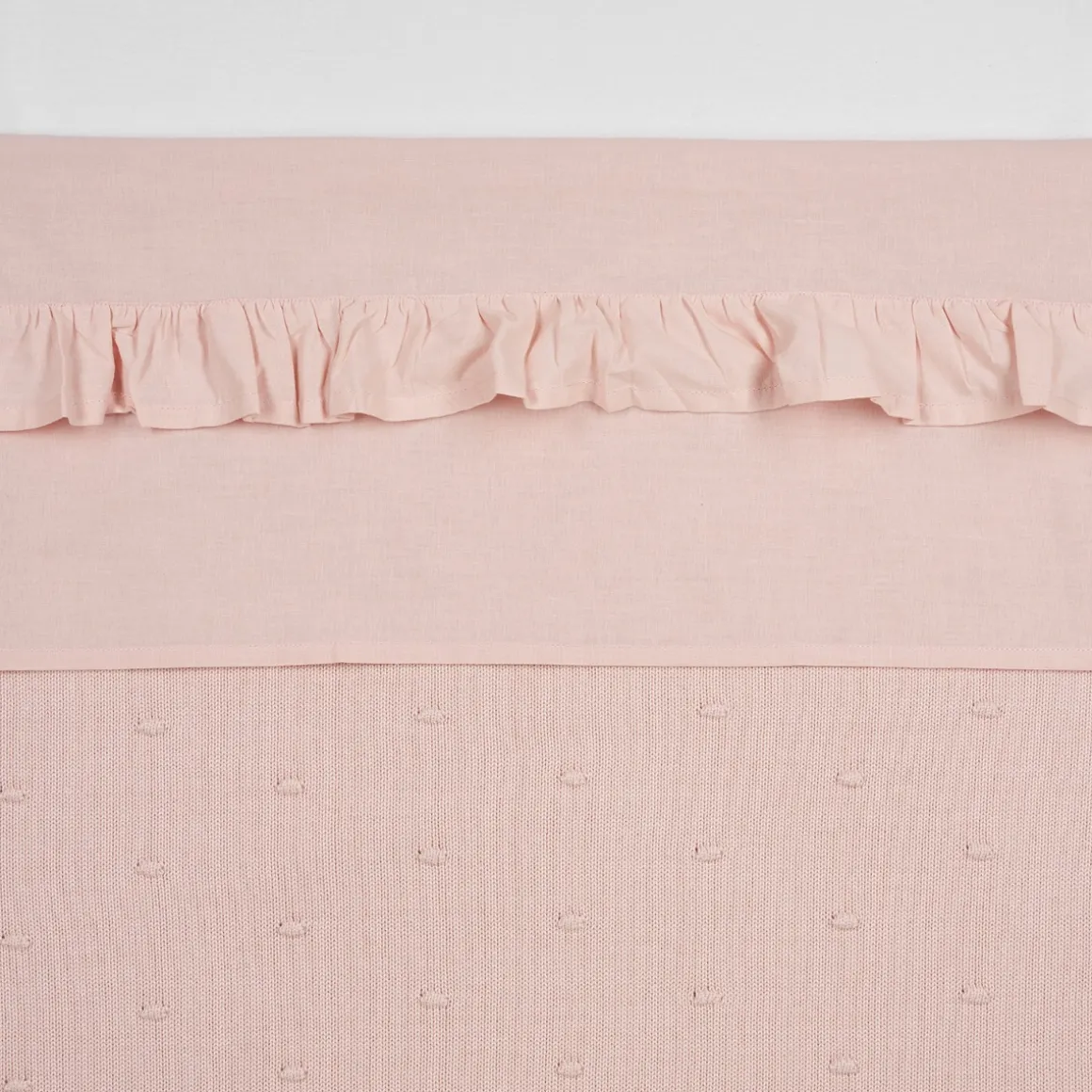 Meyco Wieglaken Ruffle Soft Pink 75 x 100 cm