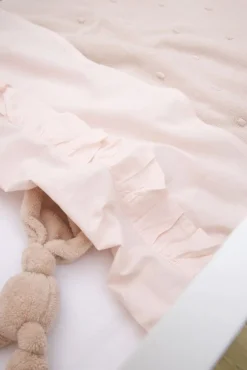 Meyco Wieglaken Ruffle Soft Pink 75 x 100 cm
