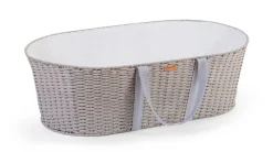 Moses Mand + Handvaten + Matras + Voering Grijs