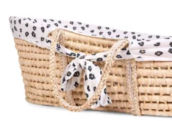 Moses Mand Naturel + Matras + Jersey Hoes Leopard