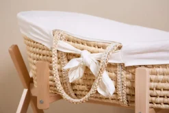 Moses Mand Naturel + Matras + Jersey Hoes Ecru