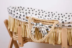 Moses Mand Raffia + Matras + Jersey Hoes Leopard