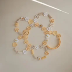 Mushie Baby Tandenborstel Powder Blue/Pale Daffodil