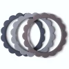 Mushie Bijtring Armbanden 3 Stuks Steel/Dove Grey/Stone