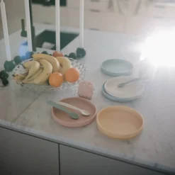 Mushie Klassiek Siliconen Bord Blush