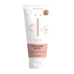 Naïf Zonnebrand Crème Factor 50 Voor Baby & Kids 200 ml