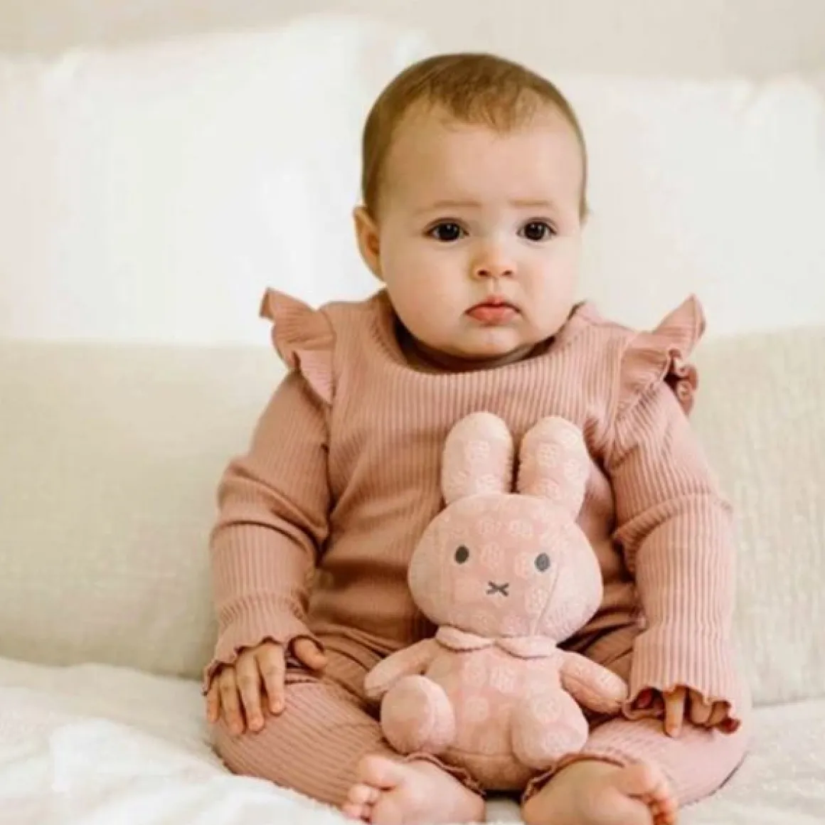 Nijntje Knuffel 20cm Pink Flower