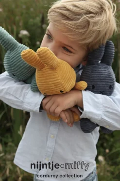 Nijntje Knuffel Corduroy Yellow 33 cm