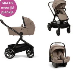 Nuna Kinderwagen 3 in 1 DEMI™ next Cedar + Autostoel PIPA™ next