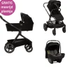 Nuna Kinderwagen 3 in 1 DEMI™ next Caviar + Autostoel PIPA™ next