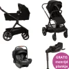 Nuna Kinderwagen 3 in 1 DEMI™ next Caviar + Autostoel PIPA™ next + Nuna Base CURV