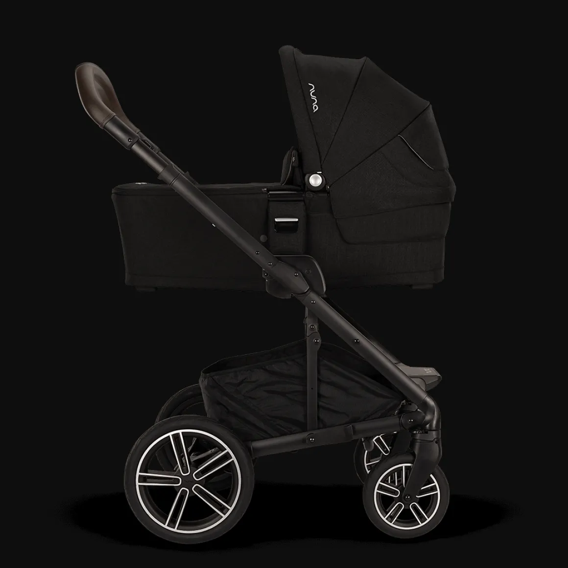 Nuna Kinderwagen 3 in 1 MIXX™ next Caviar + Autostoel PIPA™ next