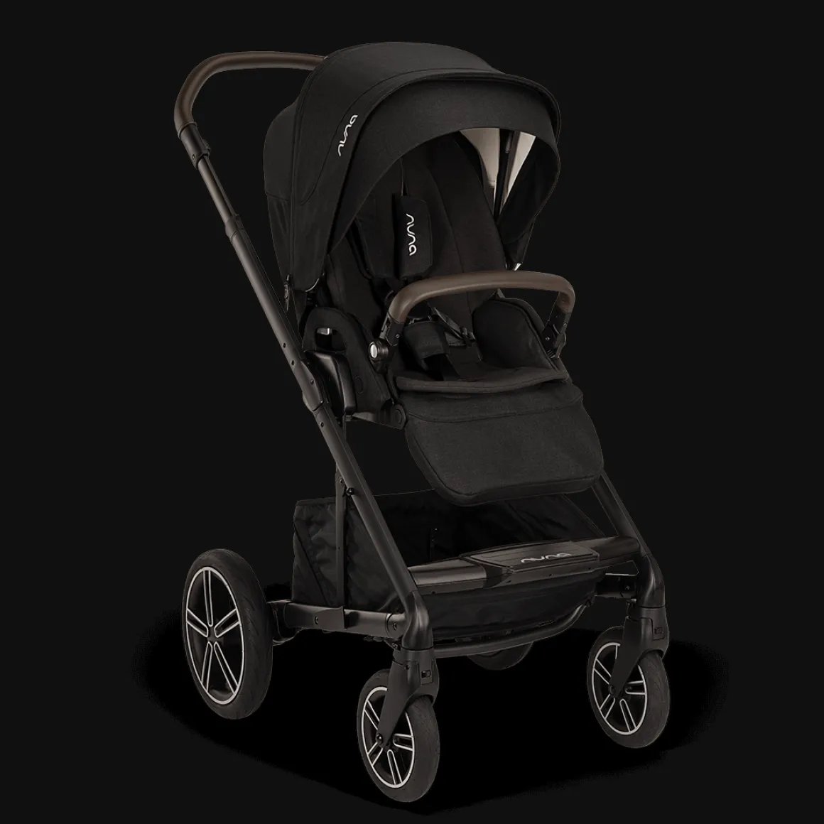 Nuna Kinderwagen 3 in 1 MIXX™ next Caviar + Autostoel PIPA™ next