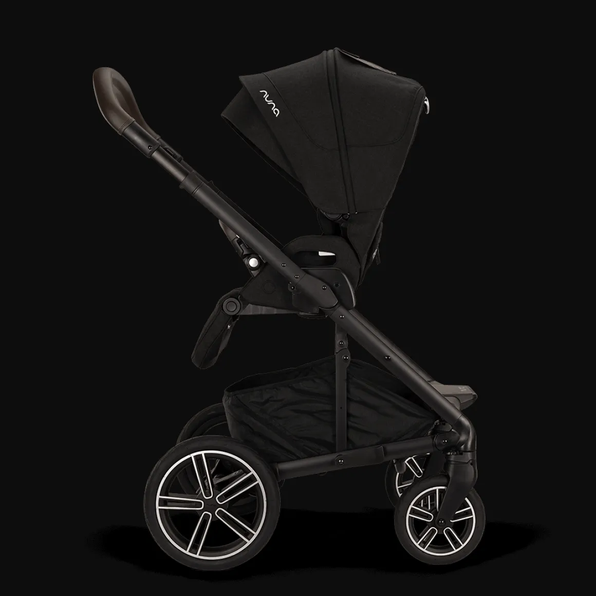 Nuna Kinderwagen 3 in 1 MIXX™ next Caviar + Autostoel PIPA™ next