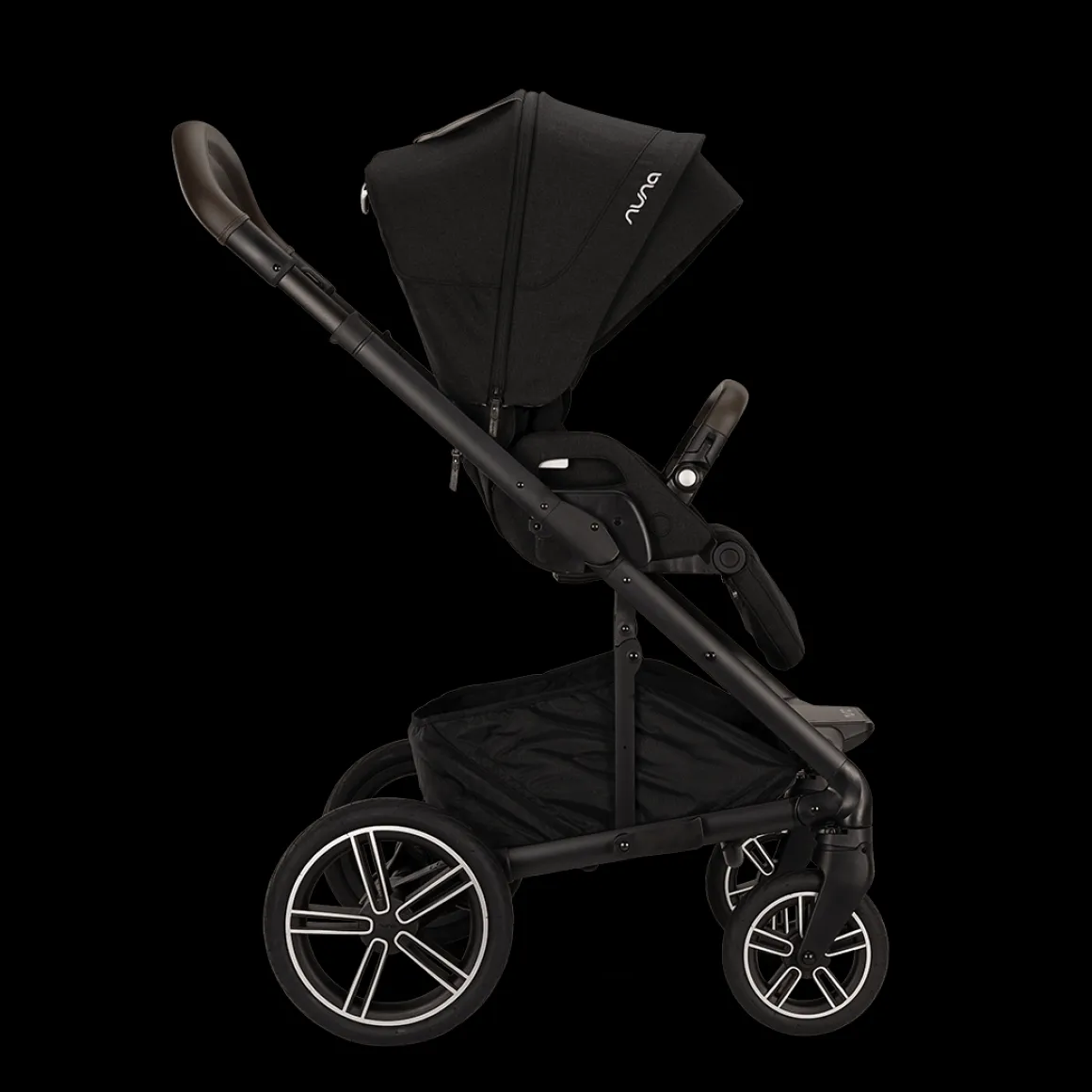 Nuna Kinderwagen 3 in 1 MIXX™ next Caviar + Autostoel PIPA™ next