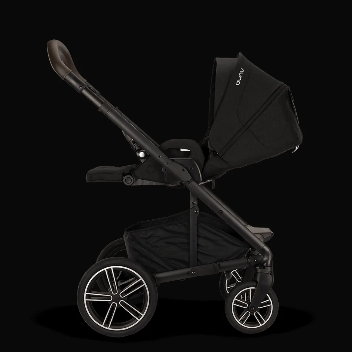 Nuna Kinderwagen 3 in 1 MIXX™ next Caviar + Autostoel PIPA™ next