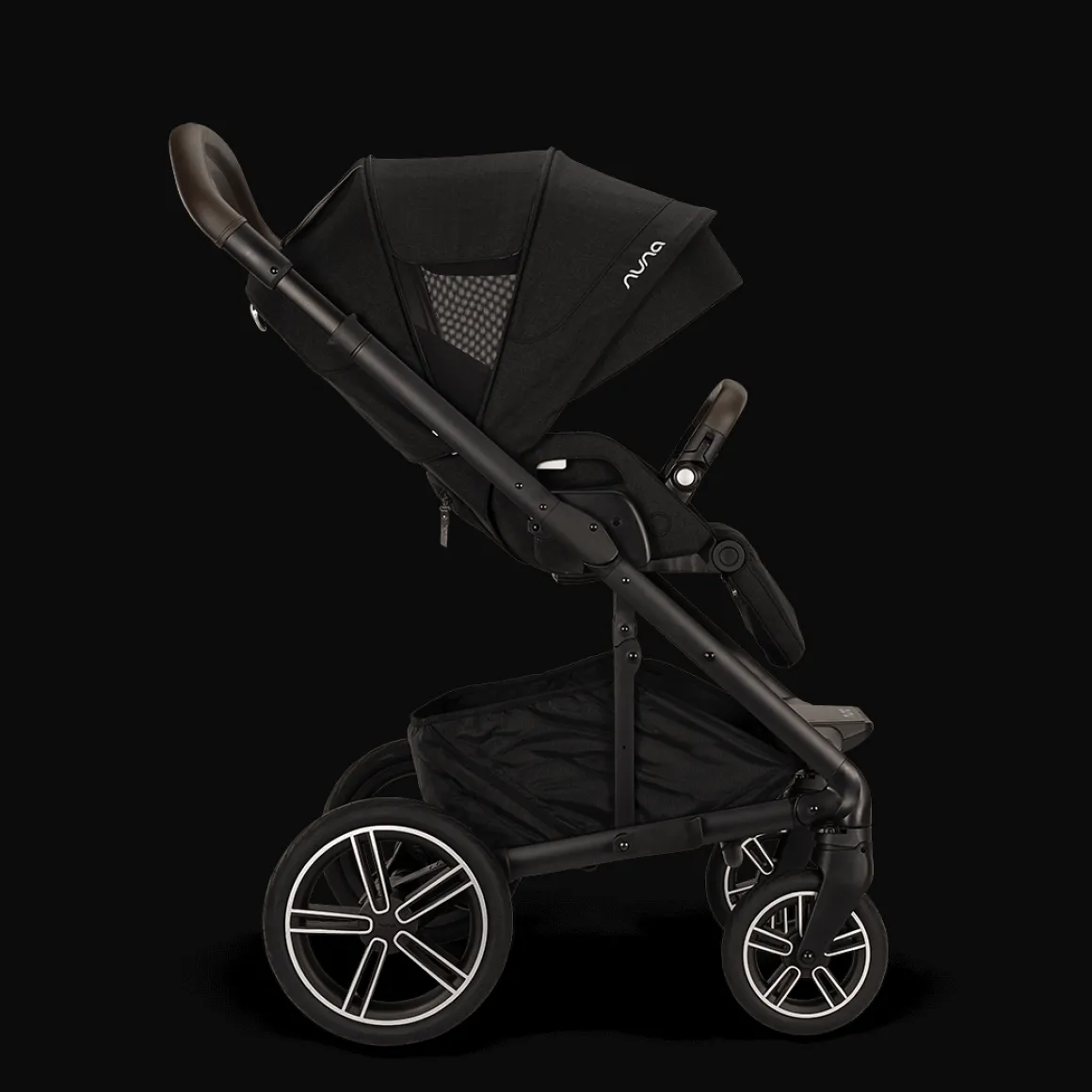 Nuna Kinderwagen 3 in 1 MIXX™ next Caviar + Autostoel PIPA™ next