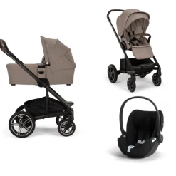 Nuna Kinderwagen 3 in 1 MIXX™ next Cedar + Autostoel Cloud T I Size