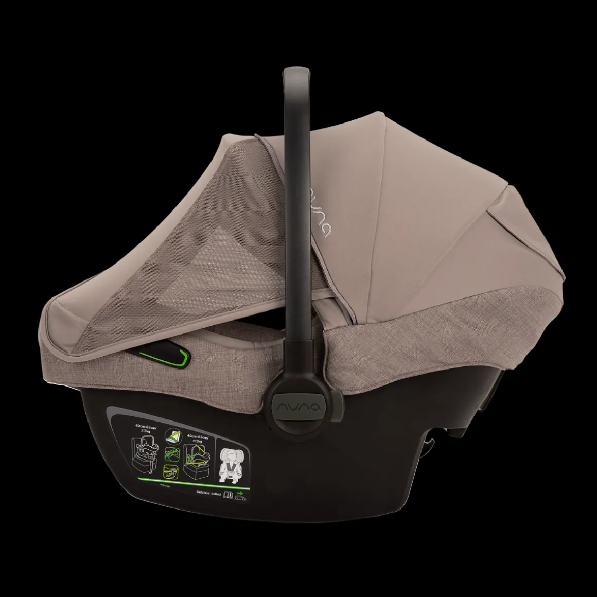 Nuna Kinderwagen 3 in 1 MIXX™ next Cedar + Autostoel PIPA™ next