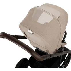 Nuna Kinderwagen 3 in 1 MIXX™ Next Biscotti + Autostoel Cloud T I Size + Cybex Draaibare Base T