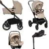 Nuna Kinderwagen 3 in 1 MIXX™ Next Biscotti + Autostoel PIPA™ Next + Nuna Base CURV