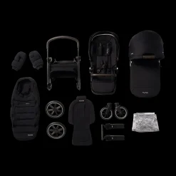 Nuna TRIV™ lx Kinderwagen 3 in 1 Caviar + Autostoel ARRA™ flex + BASE™ curv