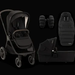 Nuna TRIV™ lx Kinderwagen 3 in 1 Caviar + Autostoel ARRA™ flex + BASE™ curv