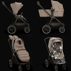 Nuna TRIV™ lx Kinderwagen 3 in 1 Cedar + Autostoel PIPA™ next + Isofix 360° Base Next