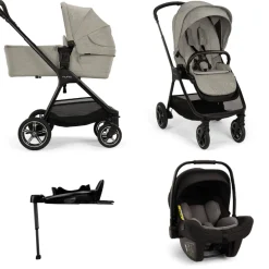 Nuna TRIV™ Next Kinderwagen 3 in 1 BMW Graphene + Autostoel PIPA™ next + Isofix 360° Base Next