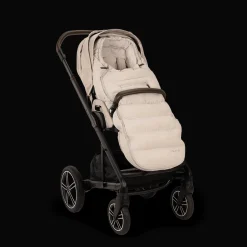 Nuna Winter Stroller Set (incl. Gloves and Storage bag) Biscotti