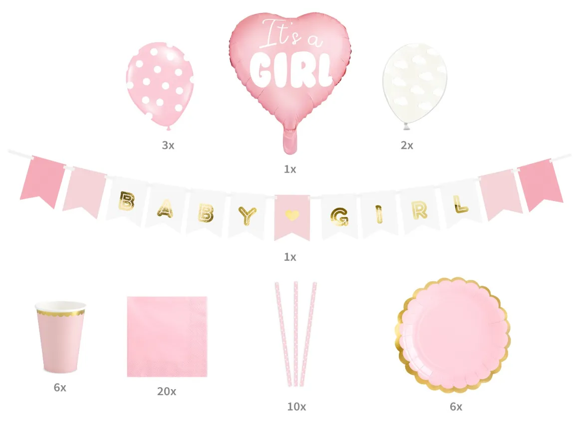 Party Decoratie Set It's A Girl