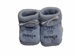 Petit Villain Baby Slofjes Prinsje Blauw